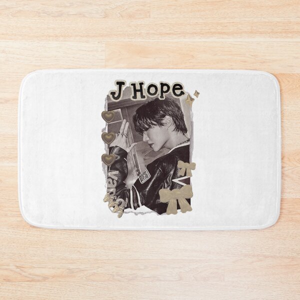 Item preview, BTS J Hope K-pop Boy group Scrapbook Collage Cozy Y2K Vintage Design designed and sold by HELL0WBELLO.