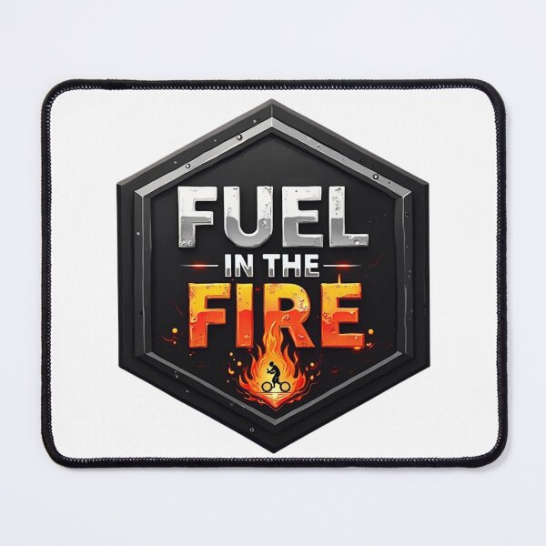 Item preview, Fuel in the Fire – Triathlon Motivation Sticker designed and sold by Triathlongram.