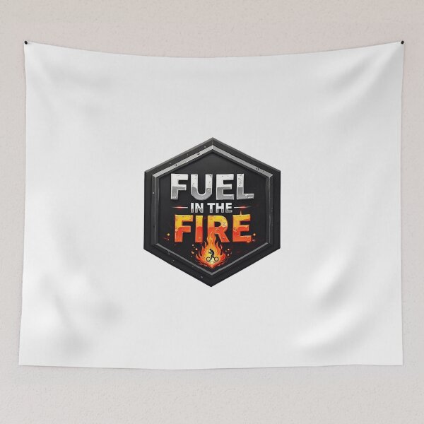 Item preview, Fuel in the Fire – Triathlon Motivation Sticker designed and sold by Triathlongram.