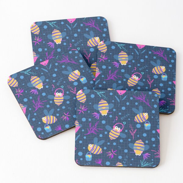 Item preview, Neon Bees designed and sold by Farissa Designs.