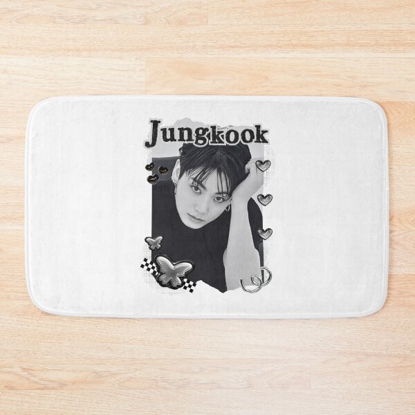 Item preview, BTS Jungkook Kpop Boy Group Black and White Collage Design designed and sold by AJUNICE STUDIO.