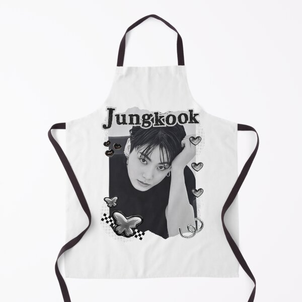 Item preview, BTS Jungkook Kpop Boy Group Black and White Collage Design designed and sold by AJUNICE STUDIO.