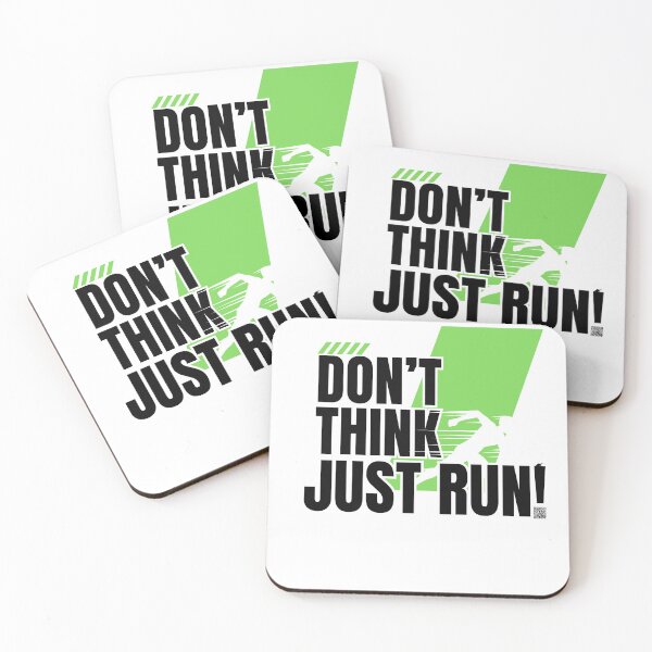 Item preview, Don't think - just run! designed and sold by vanErikDesigns.