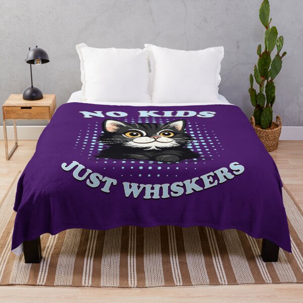 Item preview, No kids just whiskers designed and sold by BritishDelights.