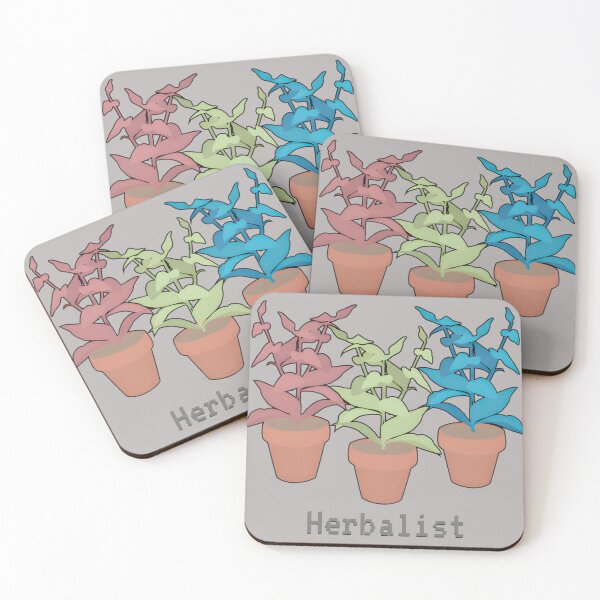 Item preview, Herbalist: Vibrant Healing Plants Trio designed and sold by DevantGleich.