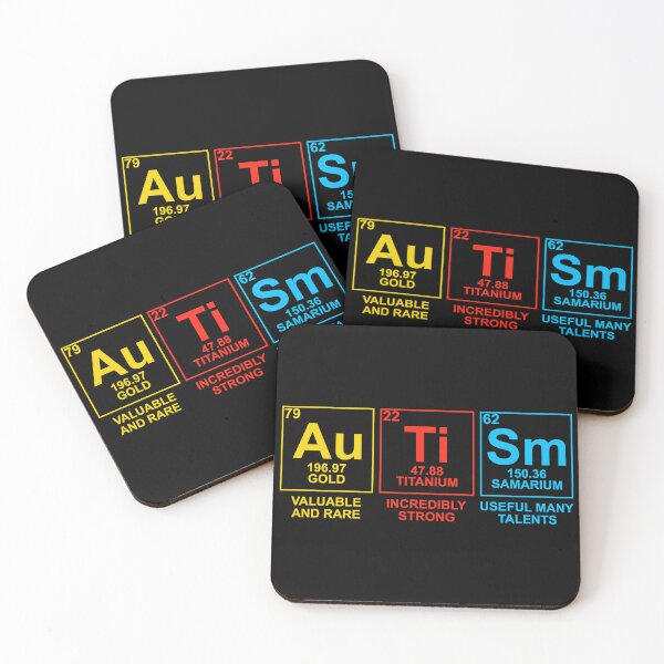 Item preview, Autism Awareness Women Men Kids Elements Periodic Table ASD designed and sold by Faissal Thomass.