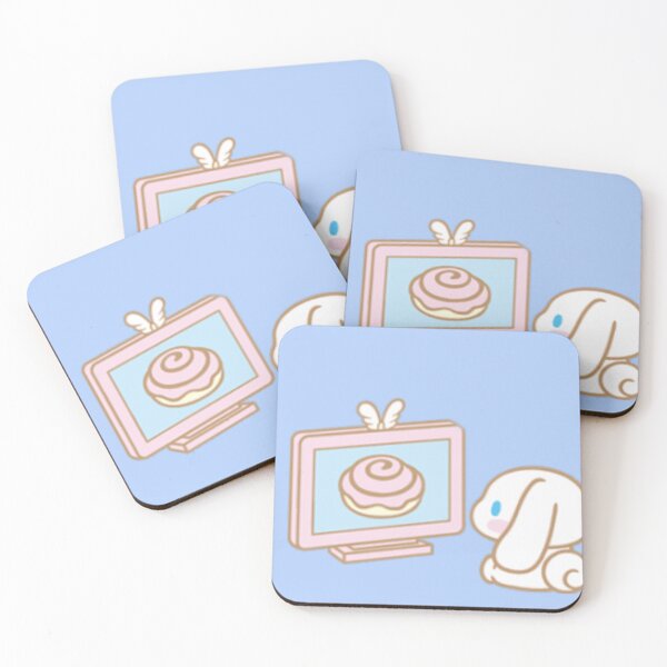 Item preview, Cinnamoroll Watching Donut on TV – Kawaii Aesthetic designed and sold by Heavenly-Cloudz.
