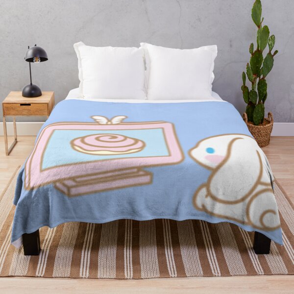 Item preview, Cinnamoroll Watching Donut on TV – Kawaii Aesthetic designed and sold by Heavenly-Cloudz.