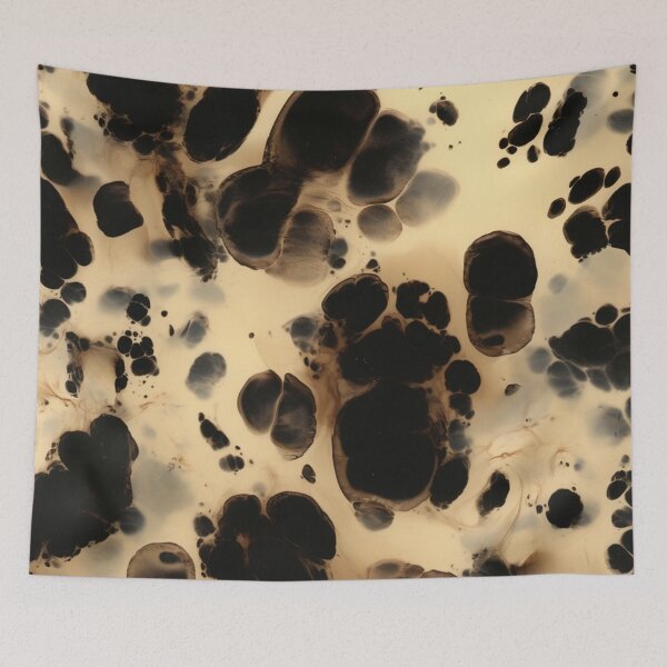 Item preview, Black and Cream White Tortoiseshell Pattern designed and sold by trajeado14.