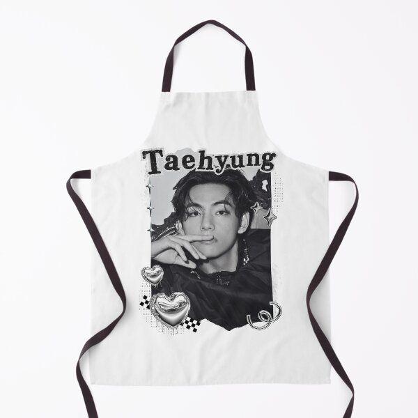 Item preview, BTS V Taehyung Kpop Boy Group Black and White Collage Design designed and sold by AJUNICE STUDIO.