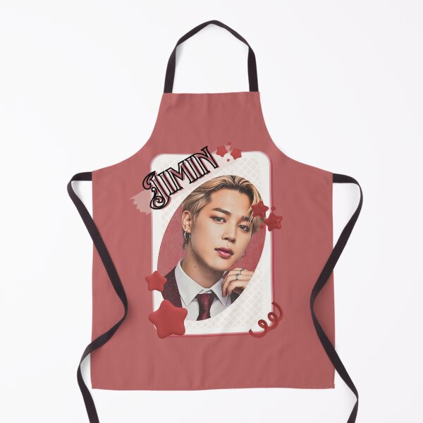 Item preview, BTS Jimin Kpop Boy Group Card Red Aesthetic Collage Design designed and sold by AJUNICE STUDIO.