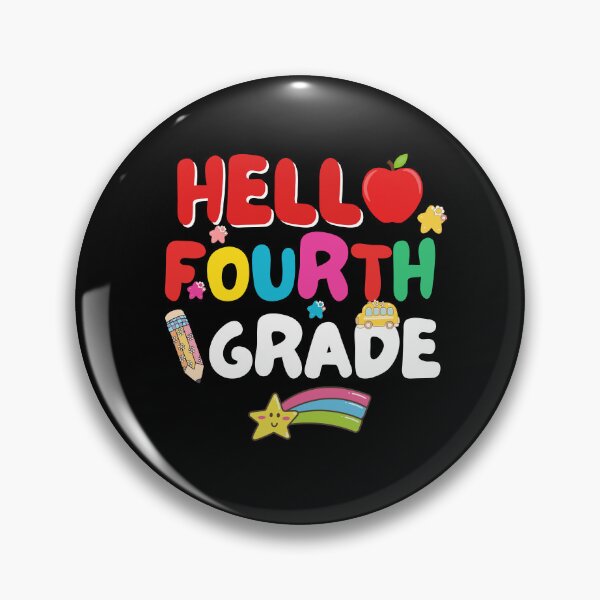 Item preview, Back to School Teacher Hello Fourth Grade  First Day designed and sold by BornBorn.