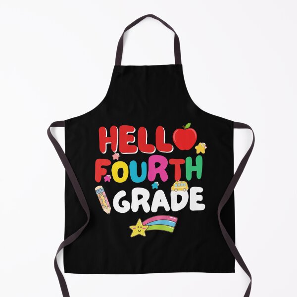 Item preview, Back to School Teacher Hello Fourth Grade First Day designed and sold by BornBorn.