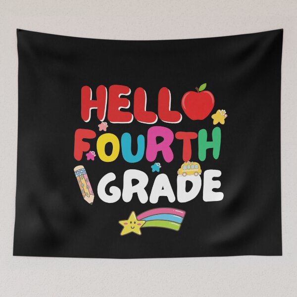 Item preview, Back to School Teacher Hello Fourth Grade  First Day designed and sold by BornBorn.