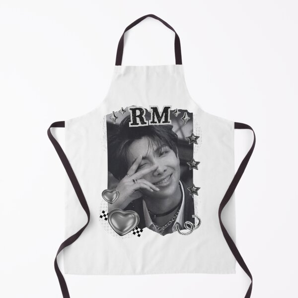 Item preview, BTS RM Kpop Boy Group Black and White Collage Design designed and sold by AJUNICE STUDIO.