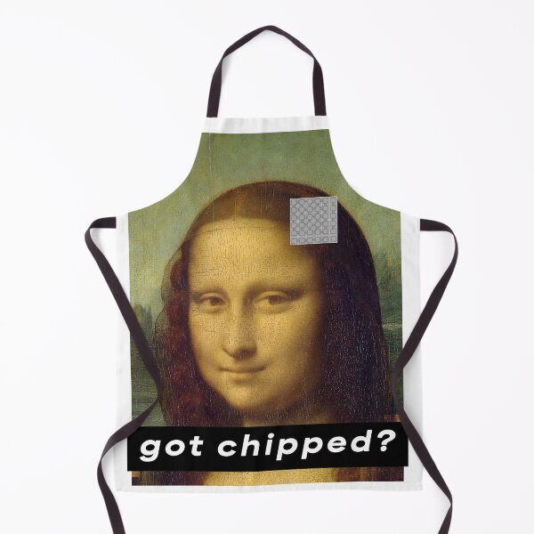 Item preview, Mona Lisa Got Chipped? got milk parody designed and sold by JashJhaveri.