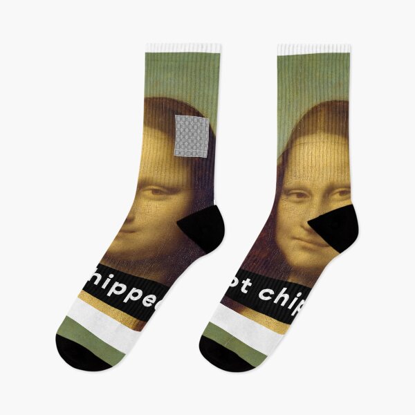 Item preview, Mona Lisa Got Chipped? got milk parody designed and sold by JashJhaveri.