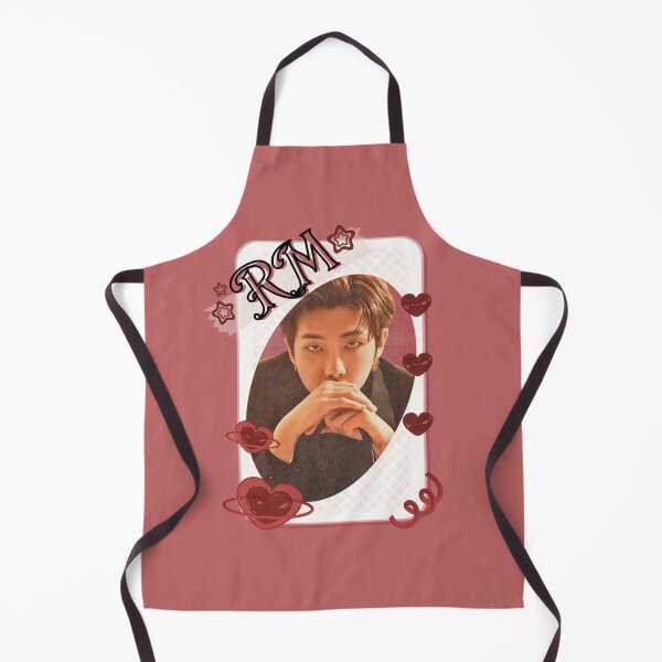 Item preview, BTS RM Kpop Boy Group Card Red Aesthetic Collage Design designed and sold by AJUNICE STUDIO.