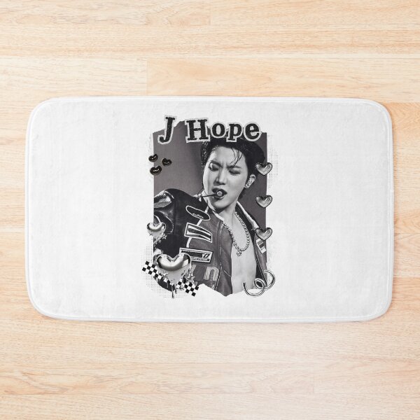 Item preview, BTS J Hope Kpop Boy Group Black and White Collage Design designed and sold by AJUNICE STUDIO.
