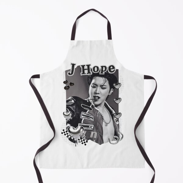 Item preview, BTS J Hope Kpop Boy Group Black and White Collage Design designed and sold by AJUNICE STUDIO.