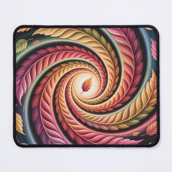 Item preview, А swirling vortex of autumn leaves. designed and sold by Lilashakti ⭐️ ⭐️ ⭐️ ⭐️ ⭐️.