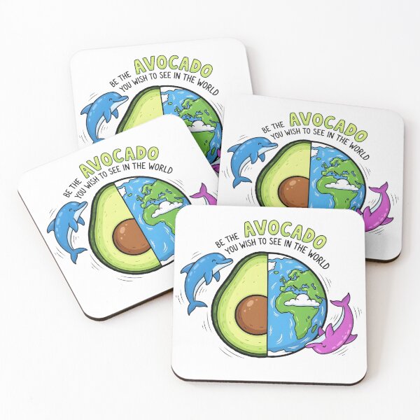 Item preview, Be The Avocado You Wish To See In The World Funny Motivational Earth Day Positive Vibes T-Shirt designed and sold by AnnDesignStudio.