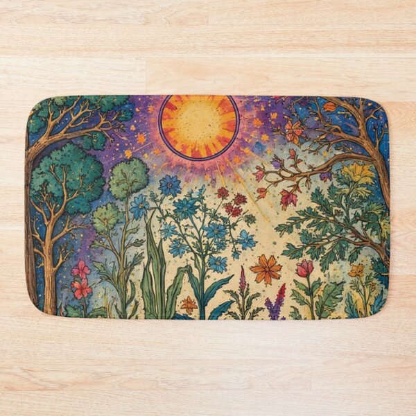 Item preview, Dark Colorful Floral Art designed and sold by TheDarkWardrobe.