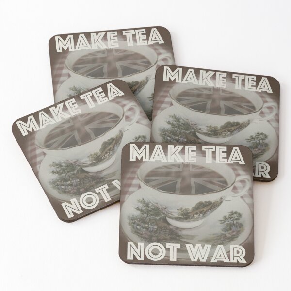 Item preview, Make Tea Not War designed and sold by MaGJiC Art.