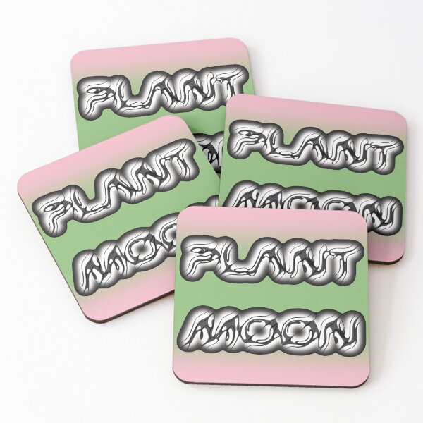 Item preview, Typography of the Healing Plant Moon in Flowing Form designed and sold by cremedecolor.