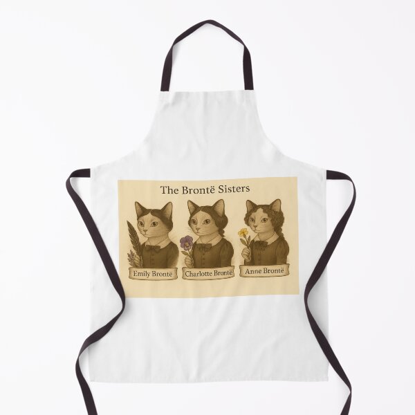 Item preview, The Brontë Sisters – Vintage Literary Cat Portrait designed and sold by Lavoretty.