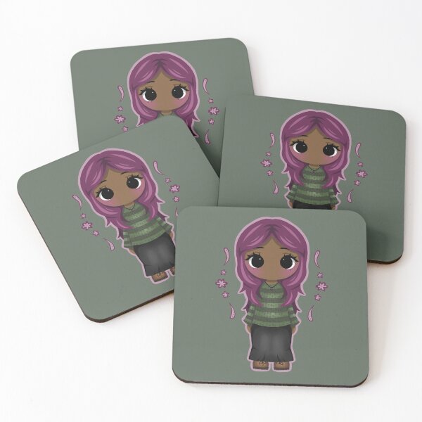 Item preview, Trinket Girl with Purple hair  designed and sold by Atelier CM.