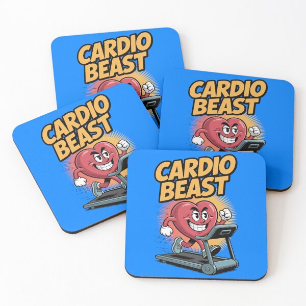 Item preview, Cardio Beast – Fun Heart Workout Design designed and sold by GENX-AUTISM-DAD.