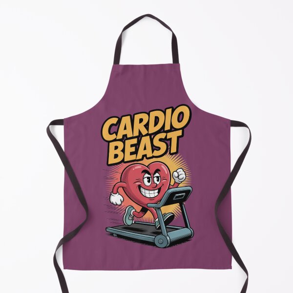 Item preview, Cardio Beast – Fun Heart Workout Design designed and sold by GENX-AUTISM-DAD.