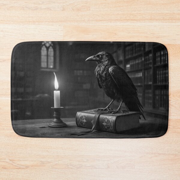 Item preview, Raven on Book – Candlelit Gothic Library designed and sold by The Nocturne Study..