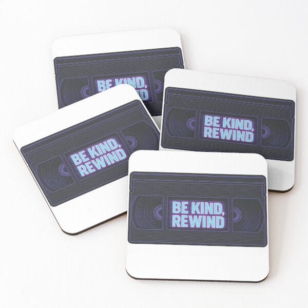 Item preview, Be Kind Rewind – Retro VHS Aesthetic Typography Sticker designed and sold by jimnicklaus.