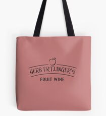 Herb Ertlingers Fruchtwein - schwarz Tote Bag