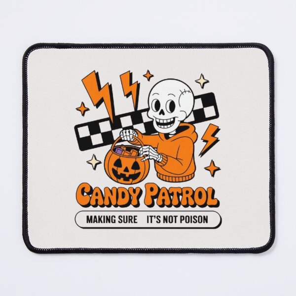 Item preview, Candy Patrol Halloween Skeleton Design | Funny Trick or Treat Safety Art | Retro Spooky Cute Style designed and sold by dortmond.