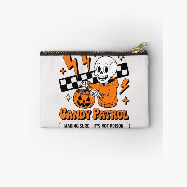 Item preview, Candy Patrol Halloween Skeleton Design | Funny Trick or Treat Safety Art | Retro Spooky Cute Style designed and sold by dortmond.