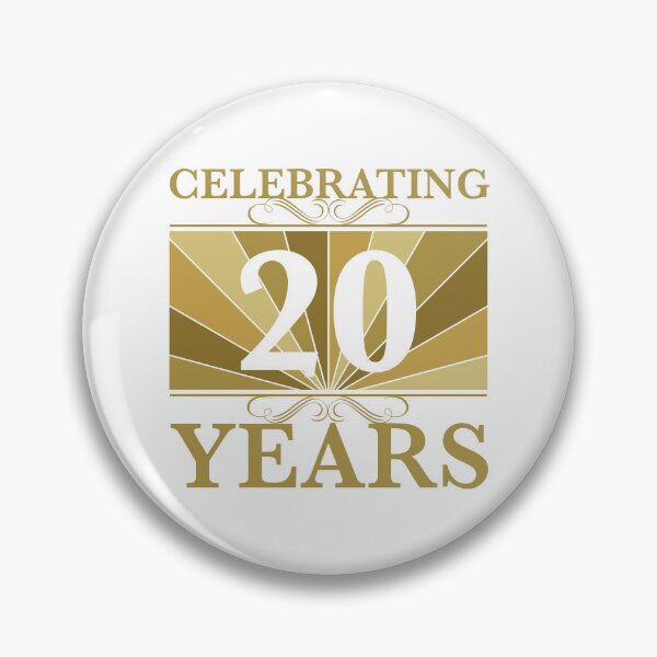 Item preview, Elegant 20th Wedding Anniversary designed and sold by thepixelgarden.