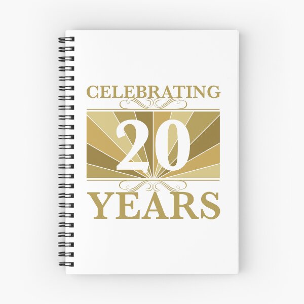 Item preview, Elegant 20th Wedding Anniversary designed and sold by thepixelgarden.