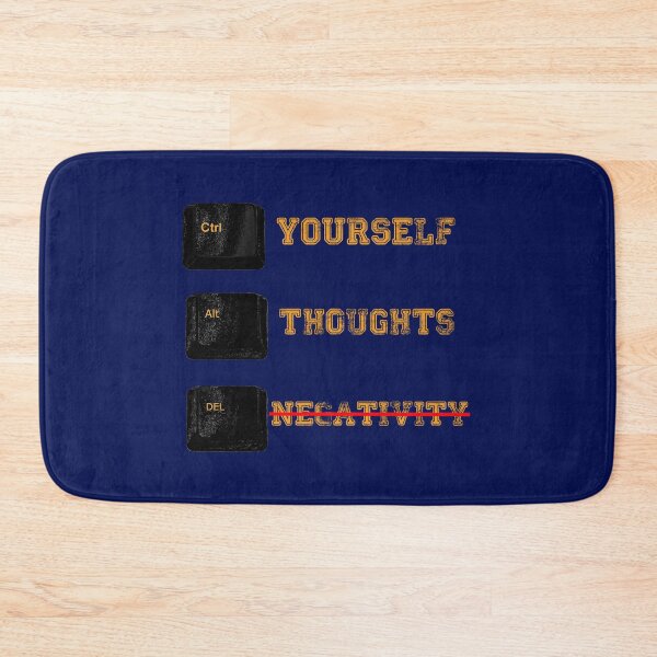 Item preview, Funny control yourself alter your thoughts delete negativity saying  daily cool be positive humor motivational quote designed and sold by veru-art.