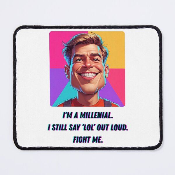 Item preview, I'm a proud millenial designed and sold by BebiArt.