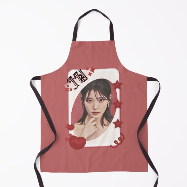 Item preview, IU Kpop Solo Artist Card Red Aesthetic Collage Design designed and sold by AJUNICE STUDIO.