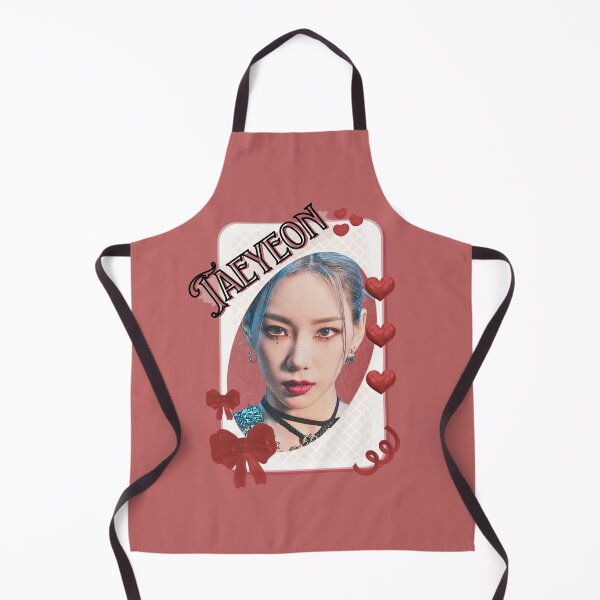 Item preview, Taeyeon Kpop Solo Artist Card Red Aesthetic Collage Design designed and sold by AJUNICE STUDIO.