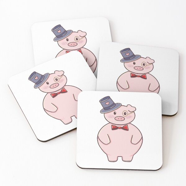 Item preview, Cute Pig Wearing A Hat  designed and sold by zcatstudio.