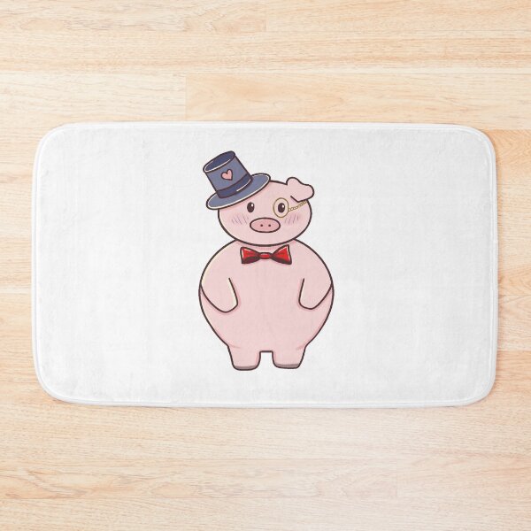 Item preview, Cute Pig Wearing A Hat  designed and sold by zcatstudio.