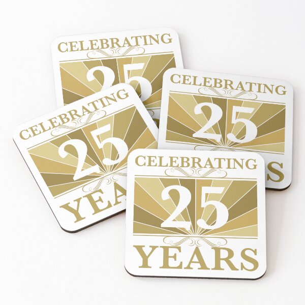 Item preview, Elegant 25th Wedding Anniversary designed and sold by thepixelgarden.