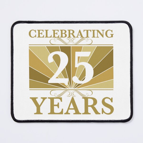 Item preview, Elegant 25th Wedding Anniversary designed and sold by thepixelgarden.