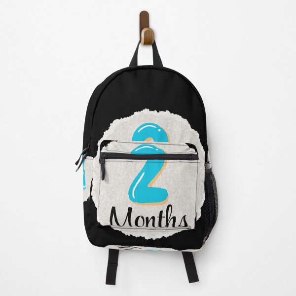 Item preview, 2 Months Milestone: "Sweet Two Months: Tiny Big Smiles." designed and sold by Abbybub.