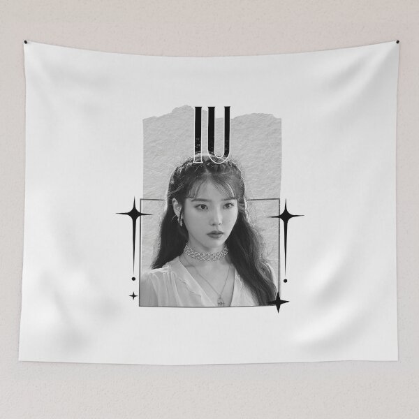 Item preview, IU Kpop Solo Artist Scrapbook Collage Cozy Y2K Vintage Design designed and sold by HELL0WBELLO.